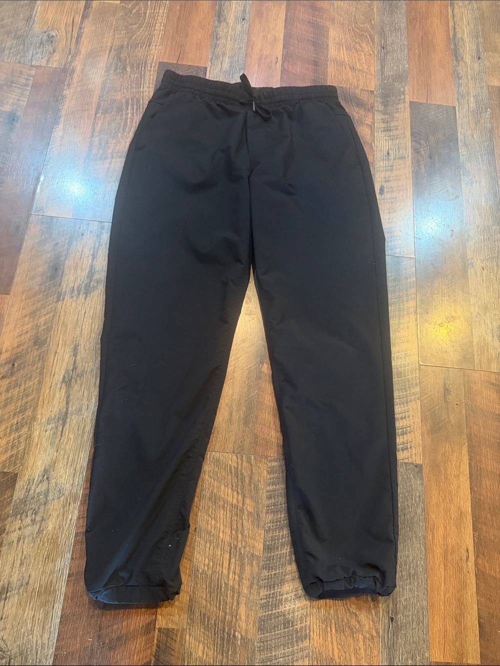 Zella Black Drawstring Jogger Pants M (4080)
